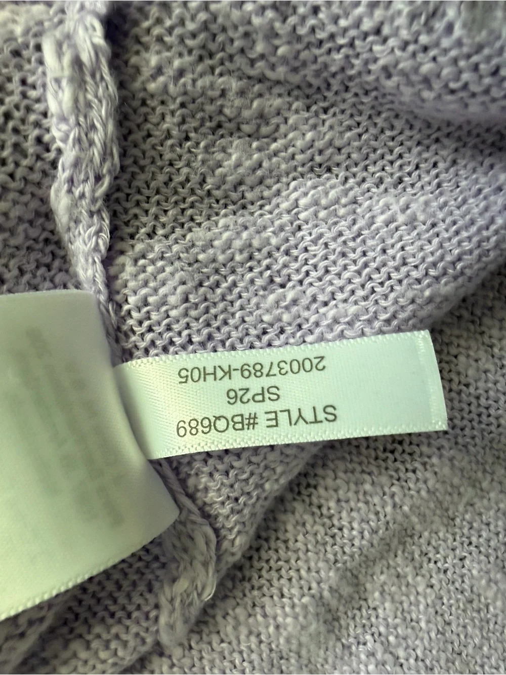J.Crew Factory Lightweight Crewneck Sweater Lavender Heather Size Small NWT